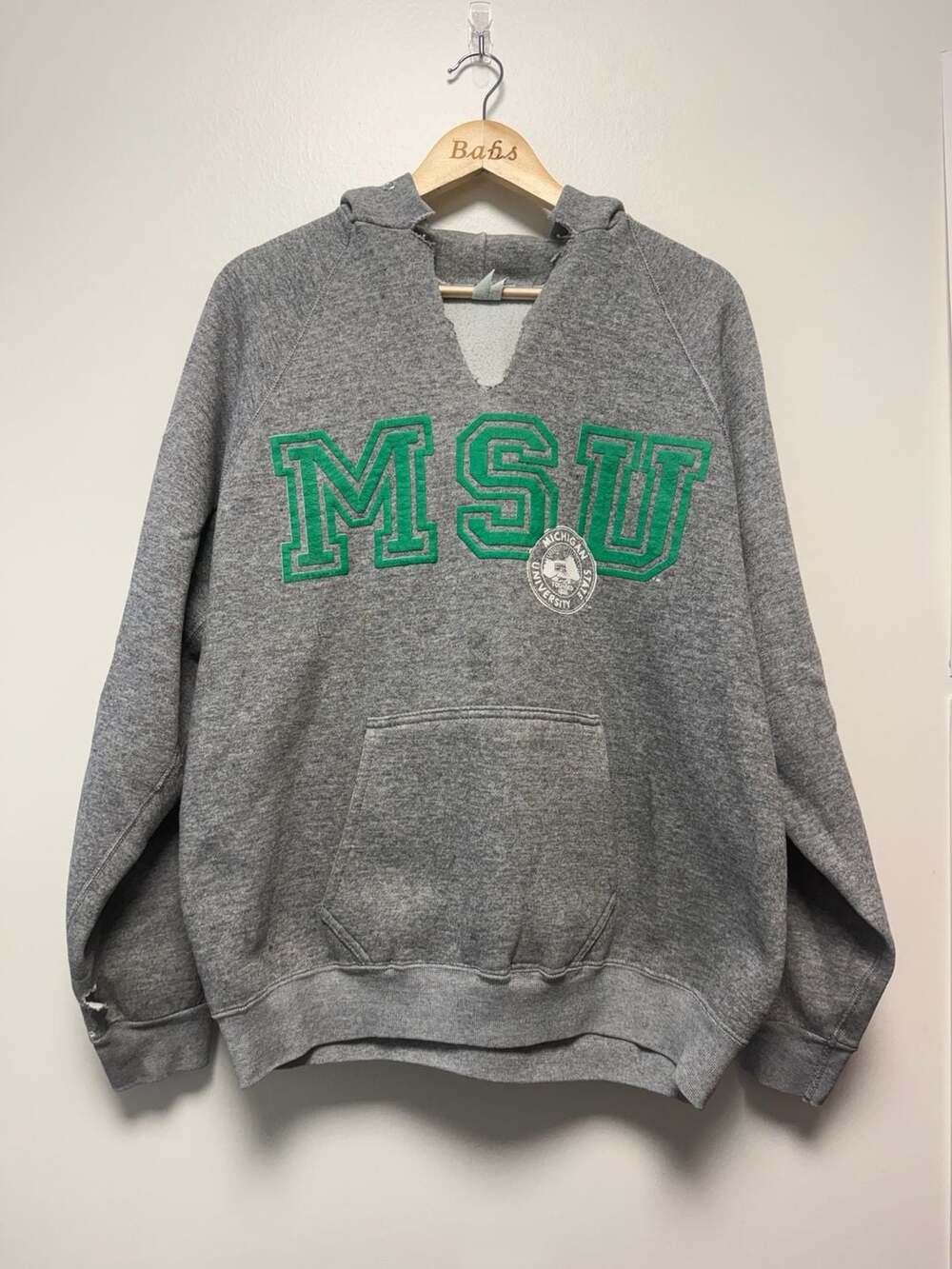 Discus Athletic Michigan State University Hoodie Size X-Large Gray